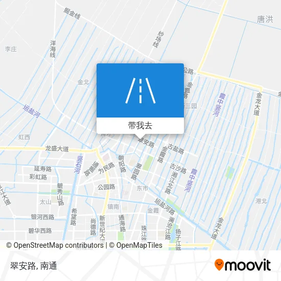 翠安路地图