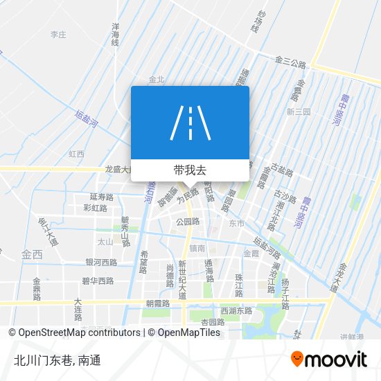 北川门东巷地图