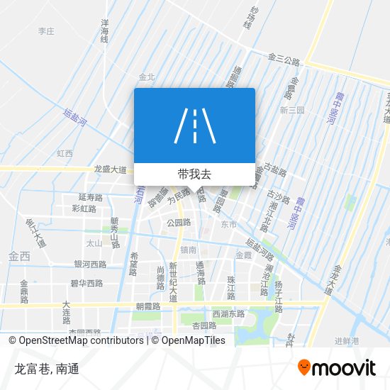 龙富巷地图