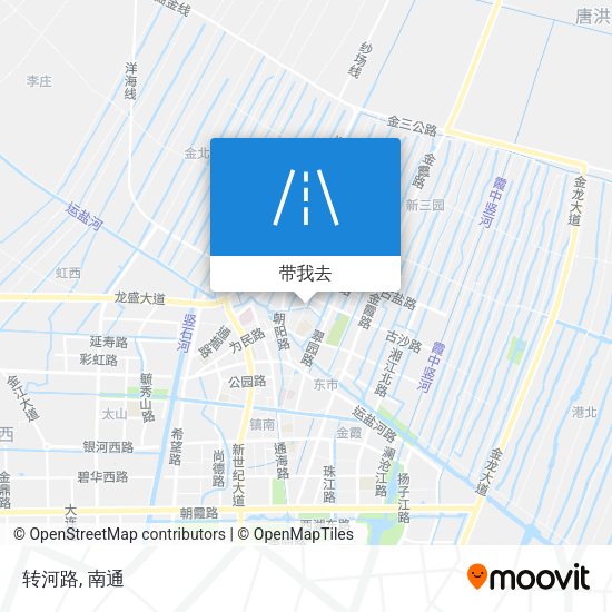 转河路地图