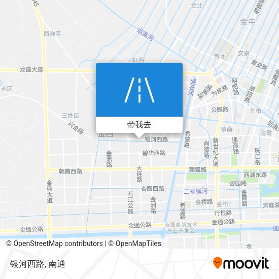 银河西路地图