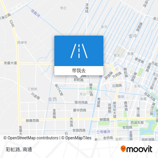 彩虹路地图