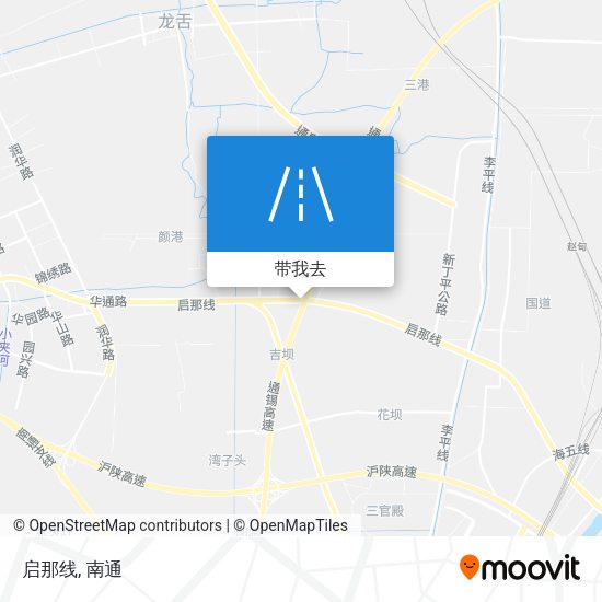 启那线地图