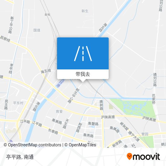 亭平路地图