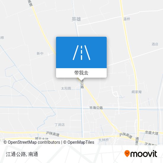 江通公路地图