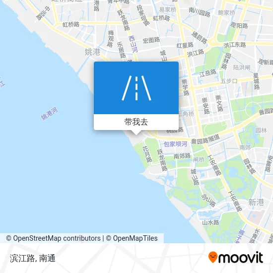 滨江路地图