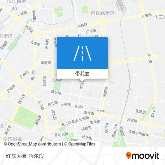 红旗大街地图