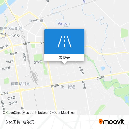 东化工路地图