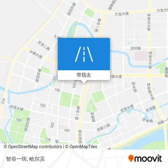 智谷一街地图
