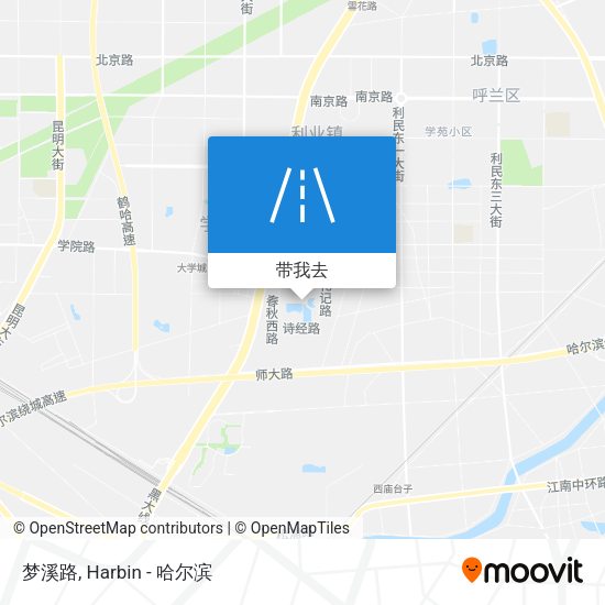 梦溪路地图