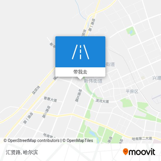 汇贤路地图