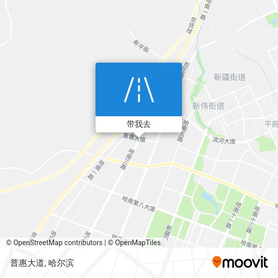 普惠大道地图