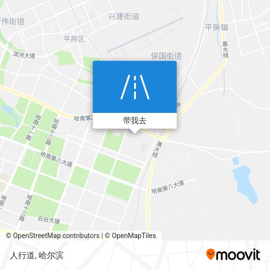人行道地图