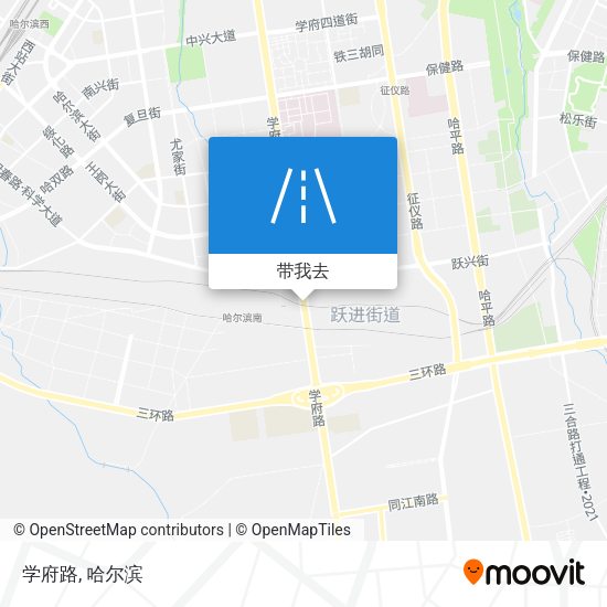 学府路地图