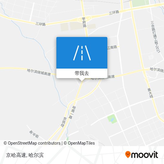 京哈高速地图