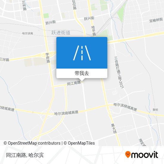 同江南路地图