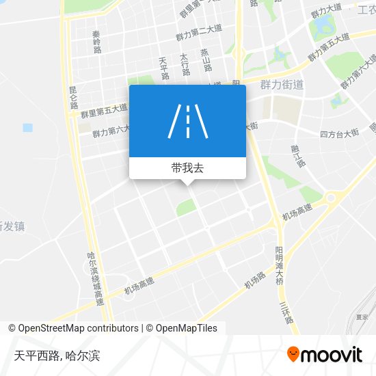 天平西路地图