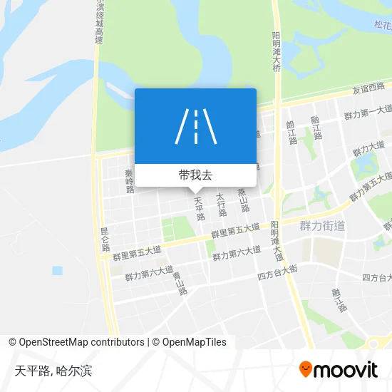 天平路地图