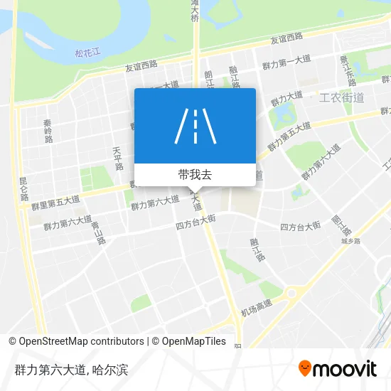 群力第六大道地图