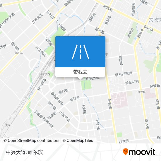中兴大道地图