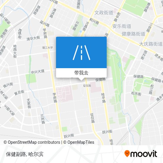 保健副路地图