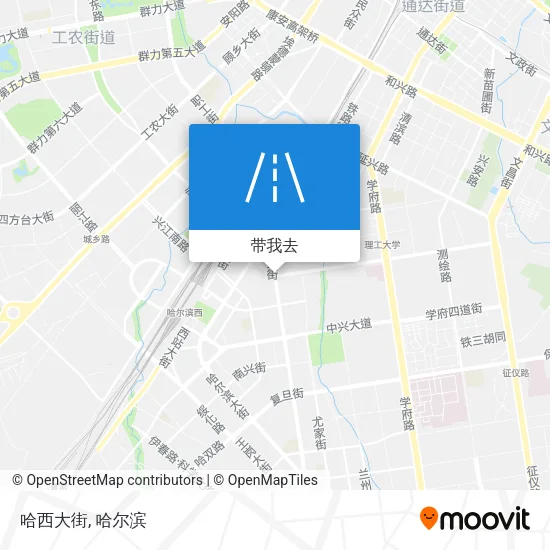 哈西大街地图
