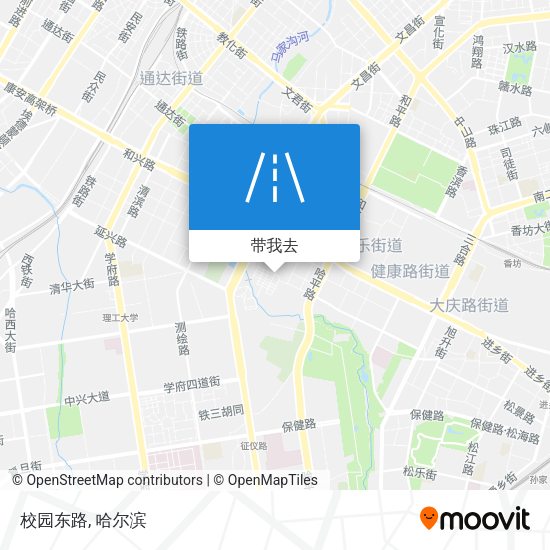 校园东路地图