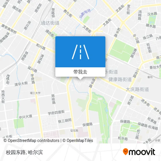 校园东路地图
