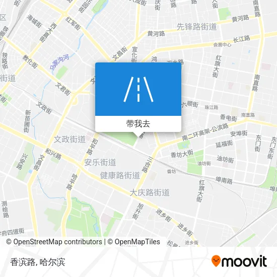 香滨路地图