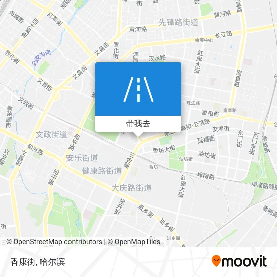 香康街地图