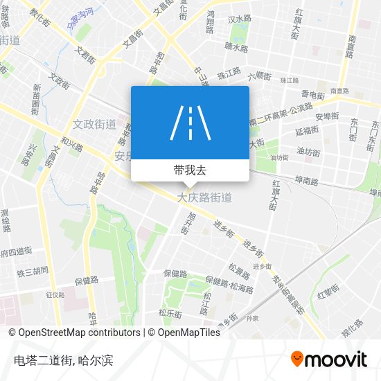电塔二道街地图