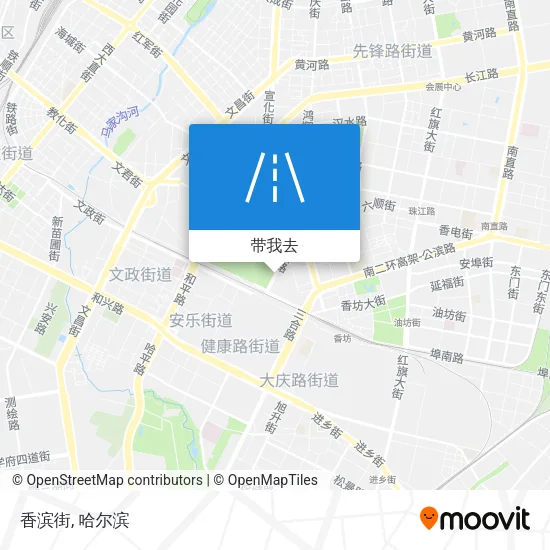 香滨街地图