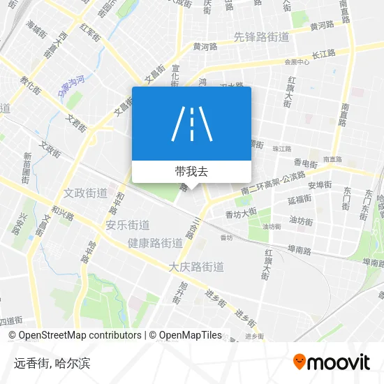远香街地图