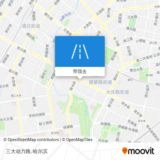 三大动力路地图