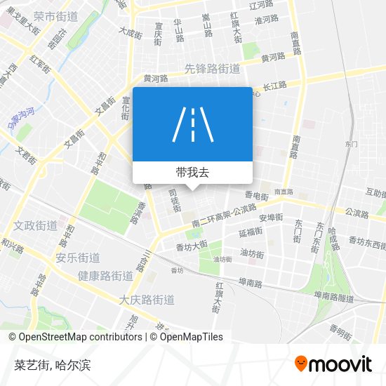 菜艺街地图