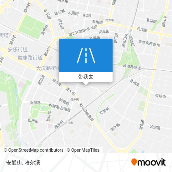 安通街地图