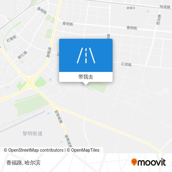 香福路地图