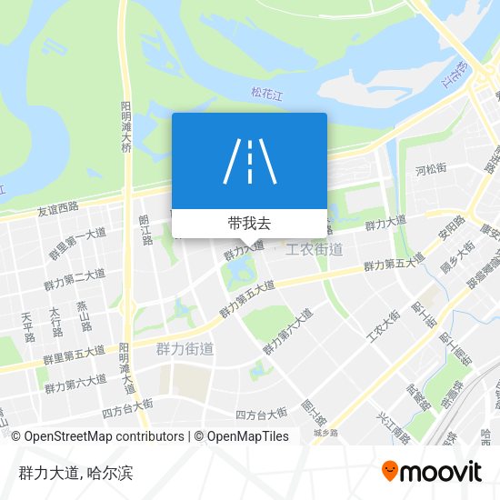 群力大道地图