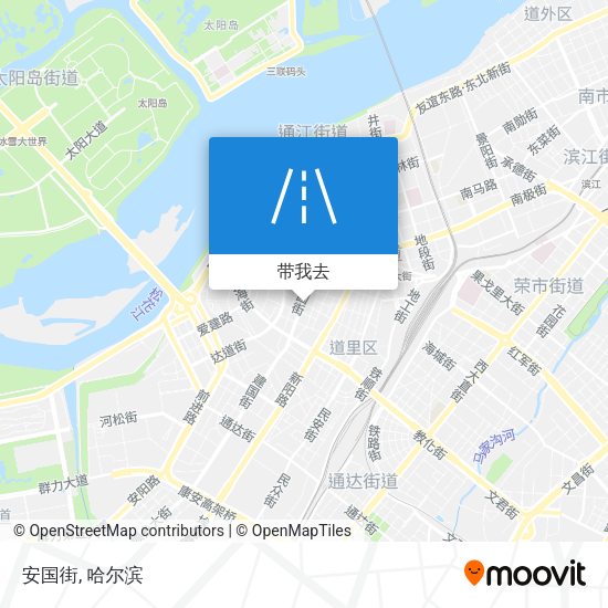 安国街地图