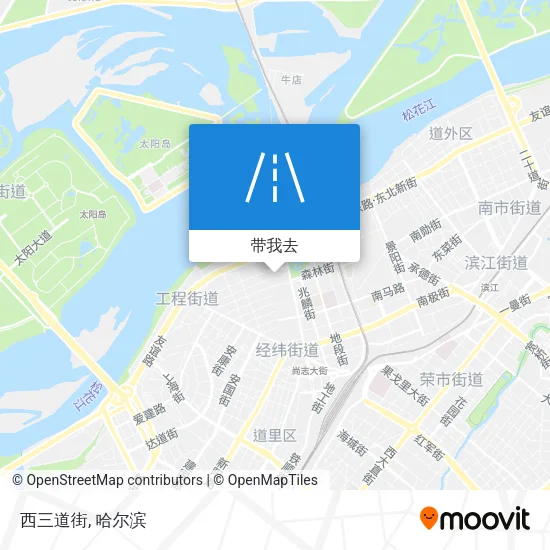 西三道街地图