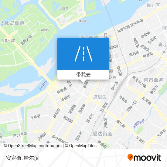 安定街地图