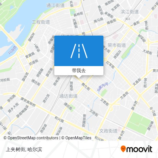 上夹树街地图
