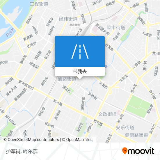 护军街地图