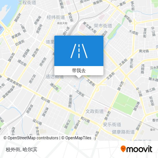 校外街地图