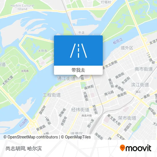 尚志胡同地图