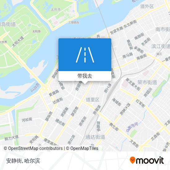 安静街地图