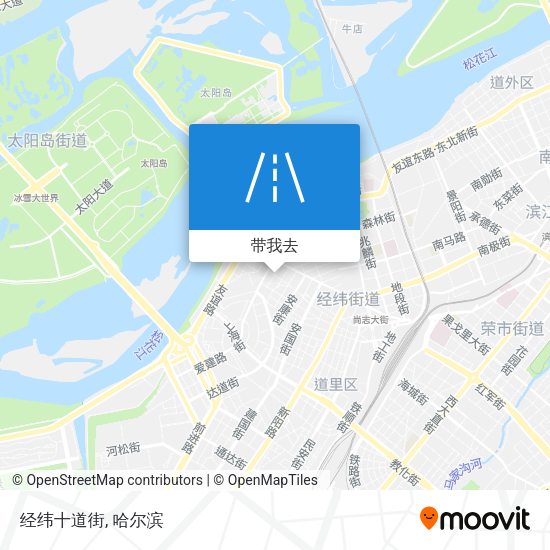 经纬十道街地图