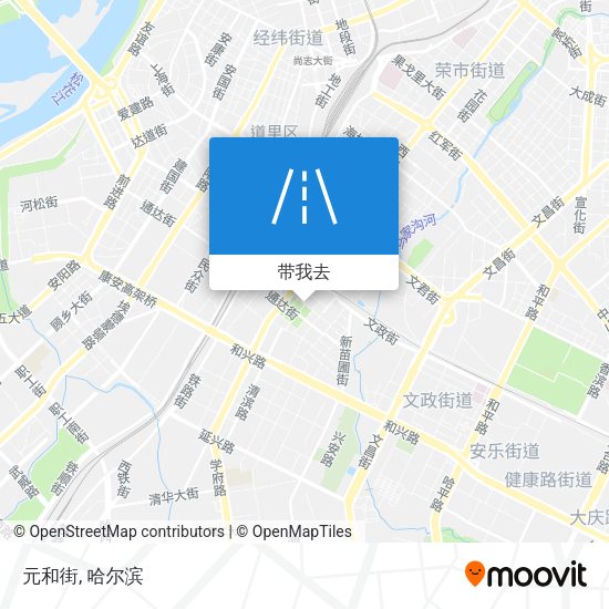 元和街地图