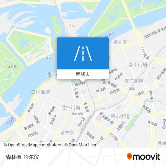 森林街地图