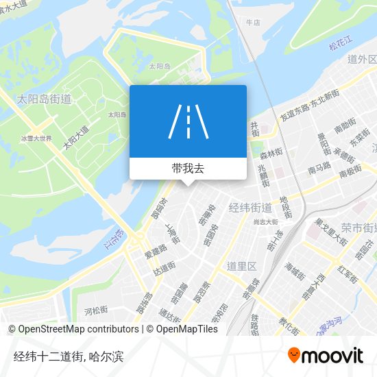 经纬十二道街地图